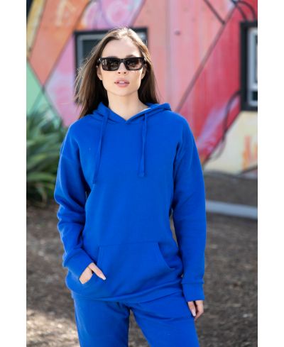 Lucky Blessed Life 401 Cotton Polyester Hoodie Fabric - Royal, Unisex Sponge Fleece, 250 GSM (1 Piece)