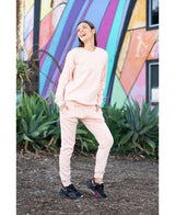 Lucky & Blessed Life 601 Cotton Polyester Joggers - Peach, Unisex Sponge Fleece, Lightweight (1 Piece)