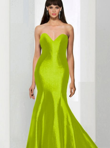 Stretch Taffeta Lime Green