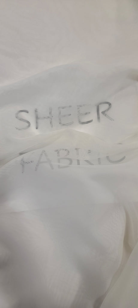 IFR Sheer Voile Polyester Fabric - 40 Colors, Sheer, 120" Wide, 120 Yard Bolt (1 Bolt)