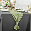 Scuba Table Runner 13x108 Sage Green