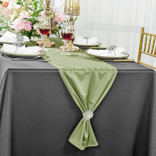 Scuba Table Runner 13x108 Sage Green