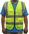 Safety Vest Polyester Fabric - Safety Yellow (1 Unit)