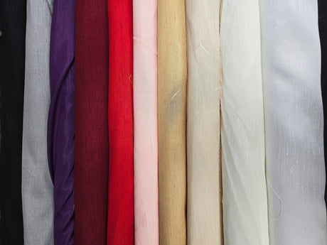 IFR Extra Wide Dupioni Silk 100 Percent Polyester Faux Dupioni Fabric - Multiple Colors, 120" Wide (1 Yard)