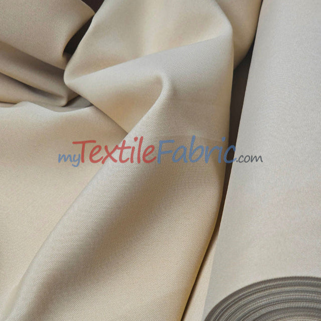 Extra Wide Polyester Fabric - Solid, 124" Width (1 Yard)