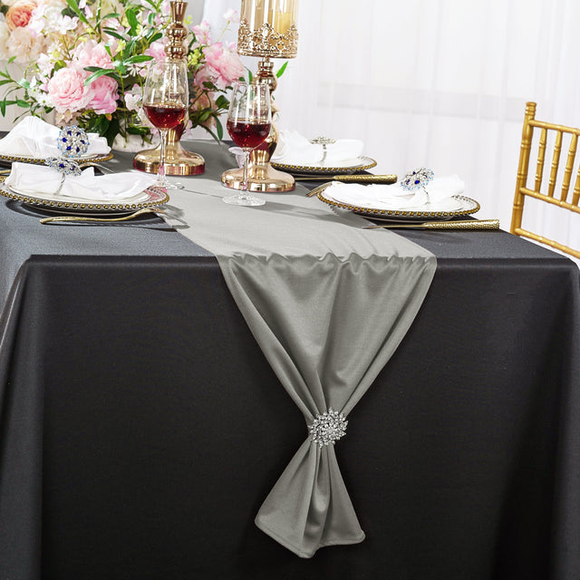 Scuba Table Runner 13x108 Silver