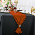 Scuba Table Runner 13x108 Rust/Burnt Orange