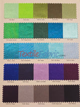 Bridal Satin Polyester Fabric - Shiny Solid, 58/60" Width, Multiple Colors (Yards, Bolts, Sample Swatches)