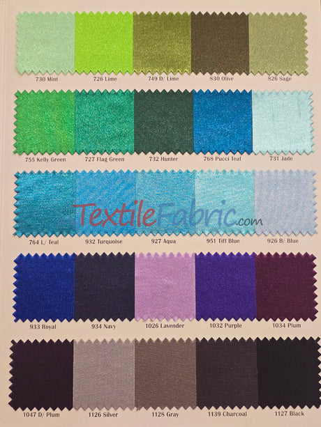 Bridal Satin Polyester Fabric - Shiny Solid, 58/60" Width, Multiple Colors (Yards, Bolts, Sample Swatches)