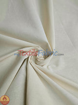 Natural Muslin Cotton Fabric - Fire Retardant, Natural, 125" Width (By The Yard)