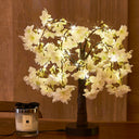 40LT Pink & White Cherry Blossom Tree, 18 Inch LED Lighted Willow Branch Decor, Battery/USB Powered with Timer