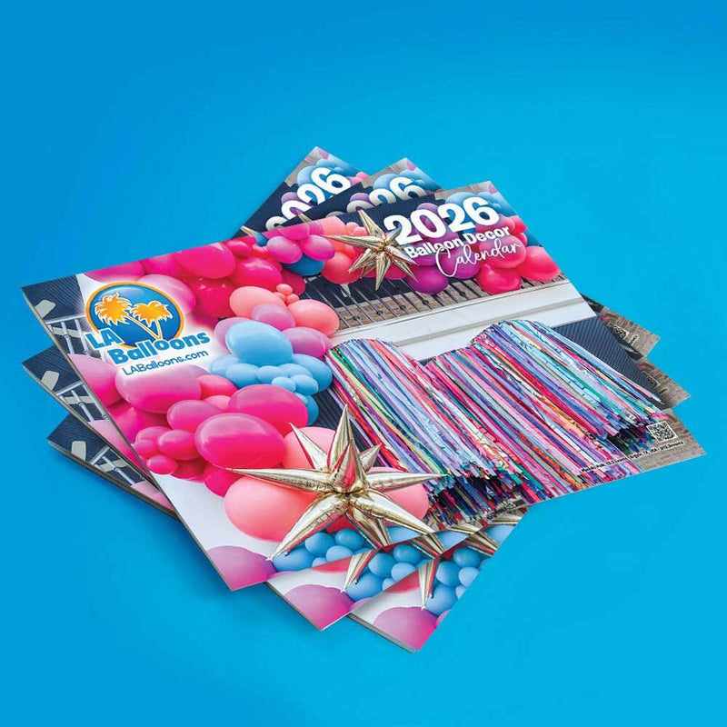 Balloon Decor Wall Calendar