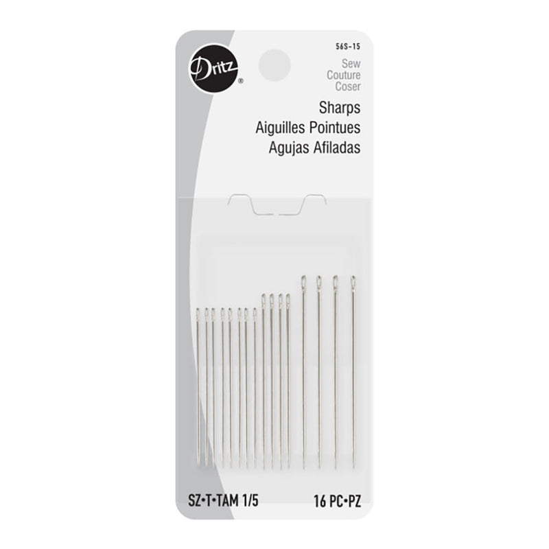 Dritz Sharps Hand Needles - Size 1/5 - 16pc