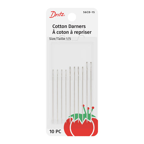 Dritz Cotton Darner Hand Needles - Size 1/5 - 10pc