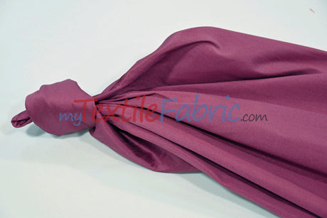 Faux Silk Polyester Dupioni Fabric - Solid Texture, 54" Width, Multiple Colors (Yards, Bolts, Sample Swatch)