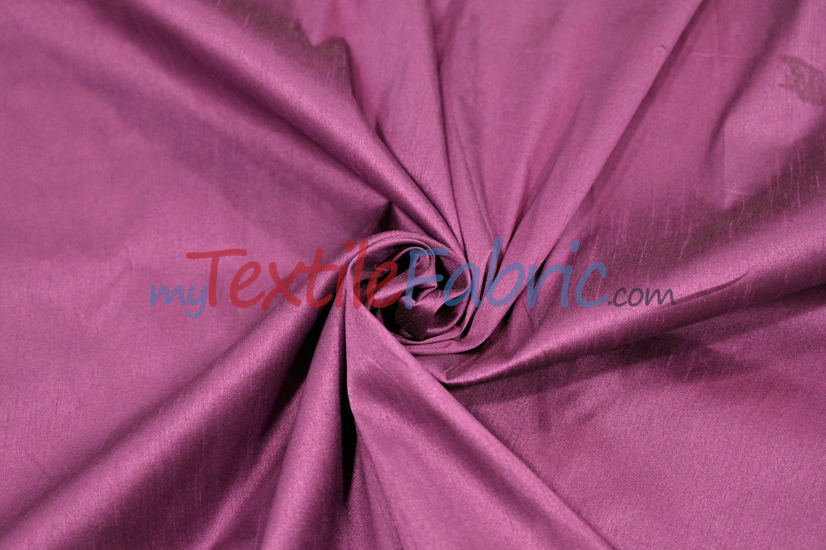 Faux Silk Polyester Dupioni Fabric - Solid Texture, 54" Width, Multiple Colors (Yards, Bolts, Sample Swatch)