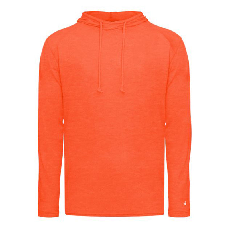 Tri-Blend Surplice Hooded Long Sleeve T-Shirt