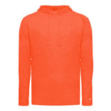 Tri-Blend Surplice Hooded Long Sleeve T-Shirt