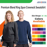 JERZEES® Premium Blend Ring Spun Crewneck Sweatshirt