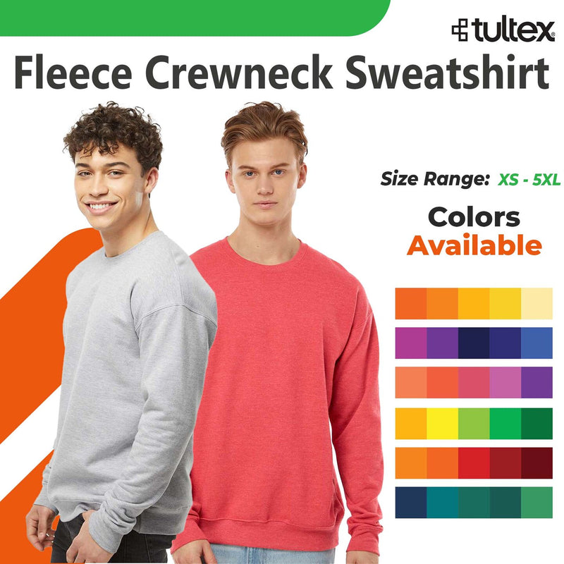 Tultex® Fleece Crewneck Long Sleeve Sweatshirt