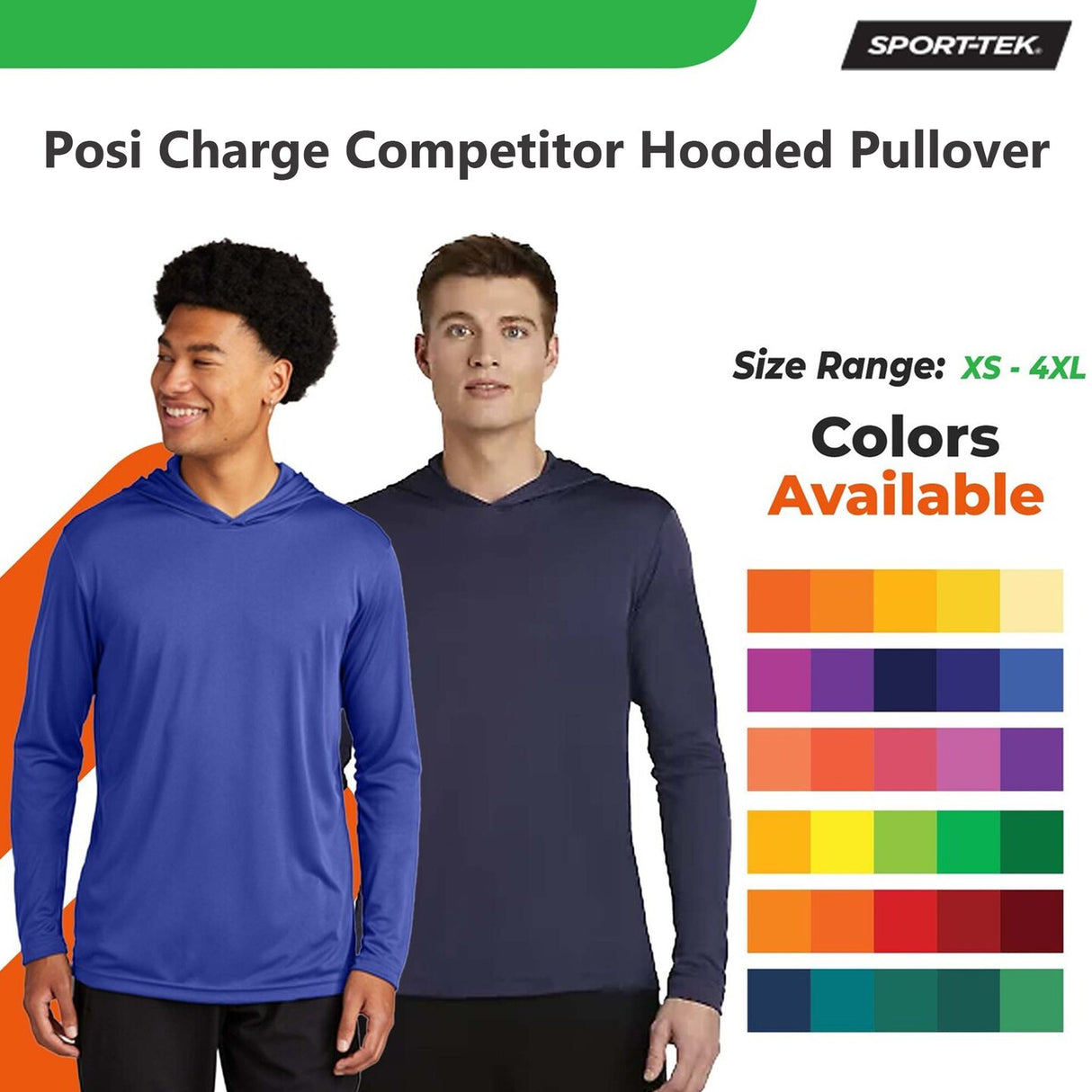 Sport Tek® Posi Charge Competitor Long Sleeve Hooded Pullover