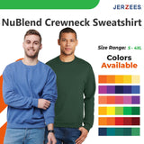 JERZEES® Nublend Crewneck Long Sleeve Sweatshirt