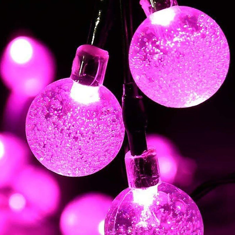 30 LED Solar Power Bubble String Lights