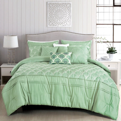 7 Pieces Comforter Set Elevate Bedroom with Luxury & Style