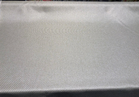 Interconnected Solid Beige Polyester Fabric - Woven Textured, 54" Width (1 Yard)