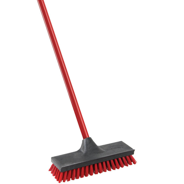 Libman Floor Scrub Brush and Handle, 10.5" x 3.5"