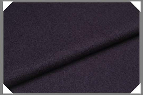 Navy Wool Flannel Fabric - Navy, 58/60" Wide