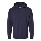 Unisex Garment-Dyed Jersey Hooded Long Sleeve T-Shirt