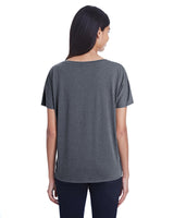 Ladies' Triblend Fleck Short-Sleeve V-Neck T-Shirt