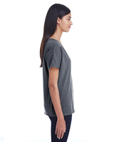 Ladies' Triblend Fleck Short-Sleeve V-Neck T-Shirt