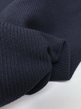 Blue Wool Tweed Fabric