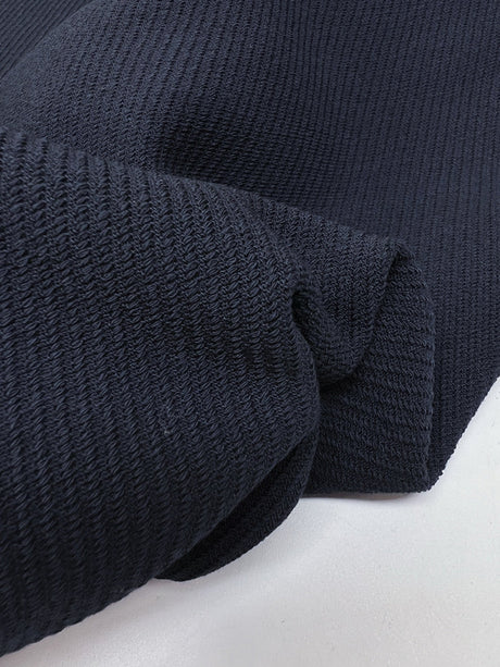 Blue Wool Tweed Fabric