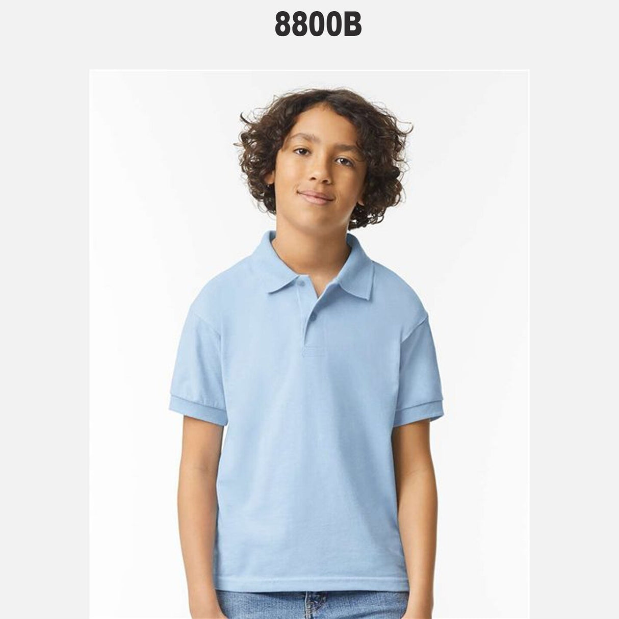 6 Pack: Gildan DryBlend® Youth Short Sleeve Jersey Polo