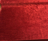 Evens Chenille Upholstery Fabric - Red Chili Burgundy, 57" Width (1 Yard)