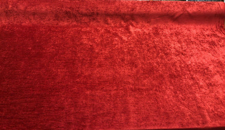 Evens Chenille Upholstery Fabric - Red Chili Burgundy, 57" Width (1 Yard)