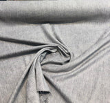 Freddie Steel Soft Chenille Upholstery Fabric - Steel Herringbone, 58" Width (1 Yard)