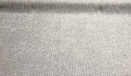 Freddie Steel Soft Chenille Upholstery Fabric - Steel Herringbone, 58" Width (1 Yard)