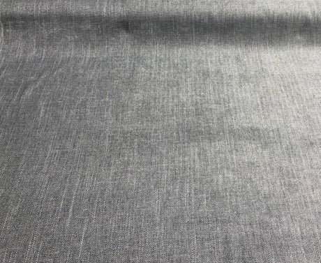 Freddie Dark Metal Soft Chenille Upholstery Fabric - Dark Metal Herringbone, 58" Width (1 Yard)