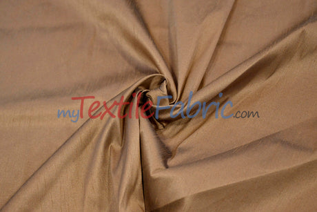 Faux Silk Polyester Dupioni Fabric - Solid Texture, 54" Width, Multiple Colors (Yards, Bolts, Sample Swatch)
