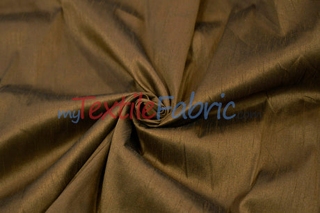 Faux Silk Polyester Dupioni Fabric - Solid Texture, 54" Width, Multiple Colors (Yards, Bolts, Sample Swatch)