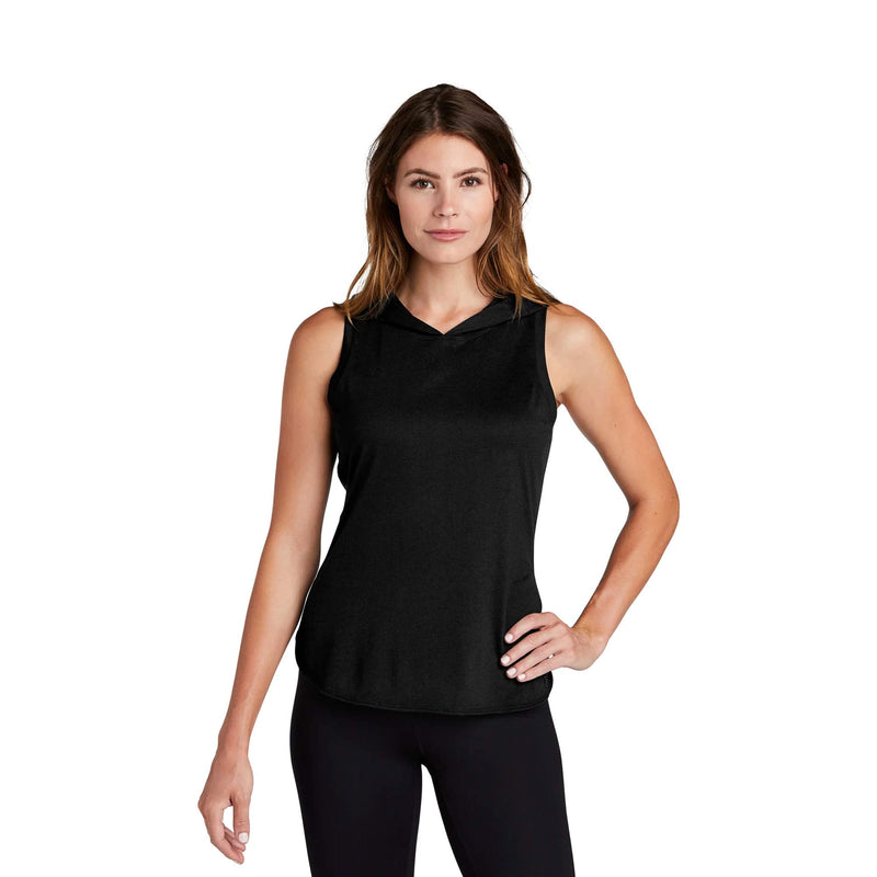 Sport-Tek ® Women's PosiCharge ® Tri-Blend Wicking Draft Hoodie Tank