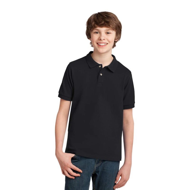 Port Authority® Youth Heavyweight Cotton Pique Polo