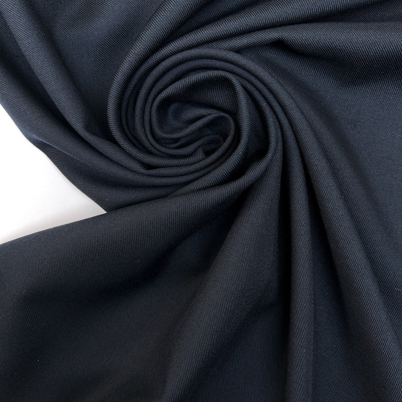 Wool Twill Blue Shade Suiting Fabric