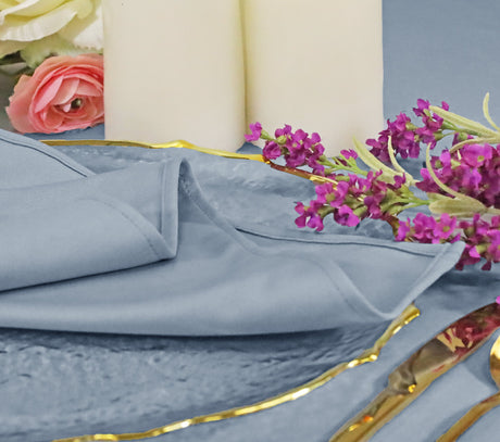 Square Scuba Table Overlay 72x72 Dusty Blue