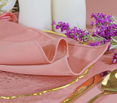 Square Scuba Table Overlay 72x72 Rose Pink