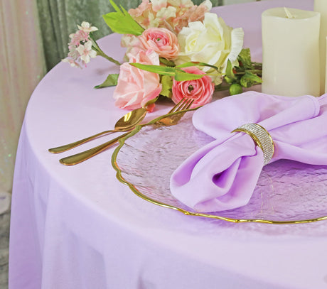 Square Scuba Table Overlay 72x72 Lavender